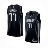 Maillot Dallas Mavericks Luka Doncic NO 77 Select Series Noir