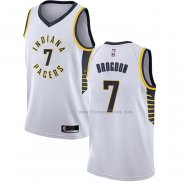 Maillot Indiana Pacers Malcolm Brogdon NO 7 Association Blanc