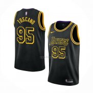 Maillot Los Angeles Lakers Juan Toscano-Anderson NO 95 Mamba 2021-22 Noir