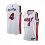 Maillot Miami Heat Victor Oladipo NO 4 Association 2021-22 Blanc