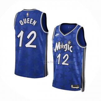 Maillot Orlando Magic Trevelin Queen NO 12 Classic 2023-24 Bleu