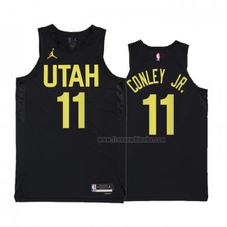 Maillot Utah Jazz Mike Conley JR. NO 11 Statement 2022-23 Noir