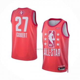 Maillot All Star 2022 Utah Jazz Rudy Gobert NO 27 Granate