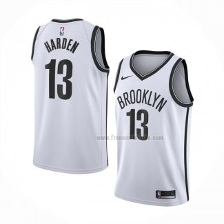 Maillot Brooklyn Nets James Harden NO 13 Association 2020 Blanc