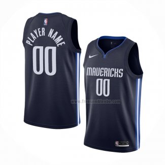 Maillot Dallas Mavericks Personnalise Statement Bleu