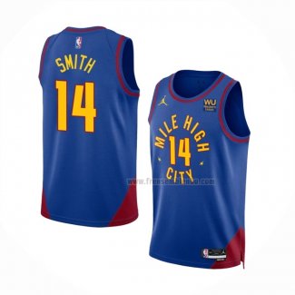 Maillot Denver Nuggets Ish Smith NO 14 Statement 2022-23 Bleu