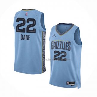 Maillot Memphis Grizzlies Desmond Bane NO 22 Statement 2022-23 Bleu