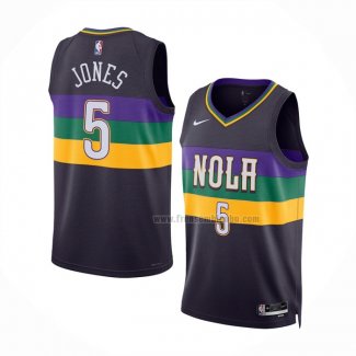 Maillot New Orleans Pelicans Herbert Jones NO 5 Ville 2022-23 Volet