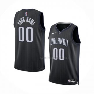 Maillot Orlando Magic Personnalise Ville 2022-23 Noir