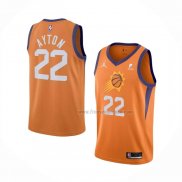 Maillot Phoenix Suns Deandre Ayton NO 22 Statement 2021 Orange