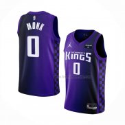 Maillot Sacramento Kings Malik Monk NO 0 Statement 2023-24 Volet