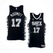 Maillot San Antonio Spurs Doug Mcdermott NO 17 Statement 2022-23 Noir