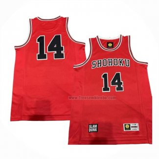 Maillot Shohoku Mitsui NO 14 Rouge