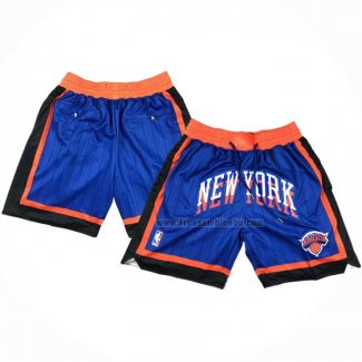 Short New York Knicks Ville 2024 Just Don Bleu