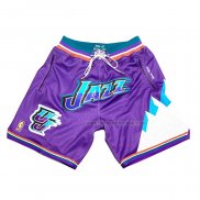 Short Utah Jazz Mitchell & Ness 1996-97 Volet