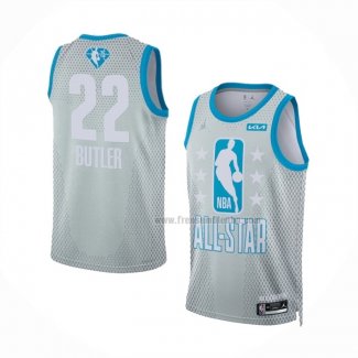 Maillot All Star 2022 Miami Heat Jimmy Butler NO 22 Gris