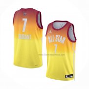 Maillot All Star 2023 Brooklyn Nets Kevin Durant NO 7 Orange