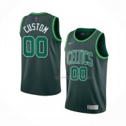 Maillot Boston Celtics Personnalise Earned 2020-21 Vert