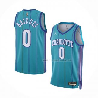 Maillot Charlotte Hornets Miles Bridges NO 0 Classic 2023-24 Vert