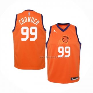 Maillot Enfant Phoenix Suns Jae Crowder Statement 2020-21 Orange