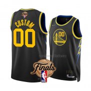 Maillot Golden State Warriors Personnalise Ville 2022 NBA Finals Noir