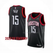 Maillot Houston Rockets Daishen Nix NO 15 Statement 2023-24 Noir