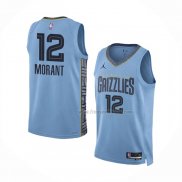 Maillot Memphis Grizzlies Ja Morant NO 12 Statement 2022-23 Bleu