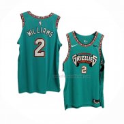 Maillot Memphis Grizzlies Jason Williams NO 2 Classic Authentique Vert