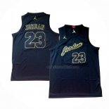 Maillot Michael Jordan NO 23 Or Noir