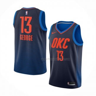 Maillot Oklahoma City Thunder Paul George NO 13 Statement Bleu