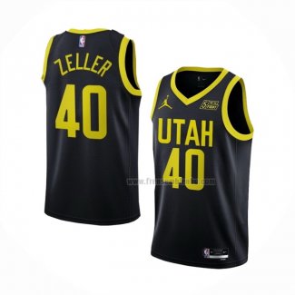 Maillot Utah Jazz Cody Zeller NO 40 Statement 2022-23 Noir