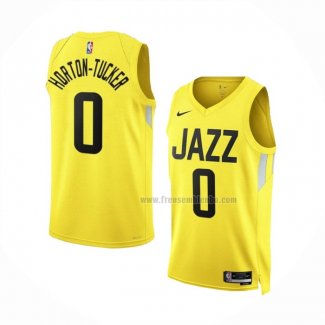 Maillot Utah Jazz Talen Horton-tucker NO 0 Icon 2022-23 Jaune