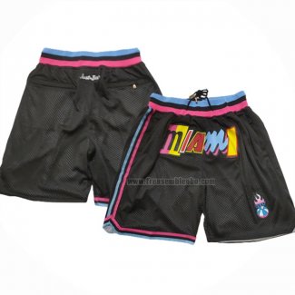 Short Miami Heat Ville Just Don 2022 Noir