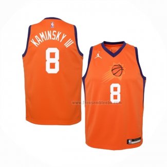 Maillot Enfant Phoenix Suns Frank Kaminsky III Statement 2020-21 Orange