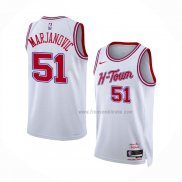 Maillot Houston Rockets Boban Marjanovic NO 51 Ville 2023-24 Blanc