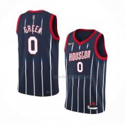 Maillot Houston Rockets Jalen Green NO 0 Ville 2021-22 Bleu