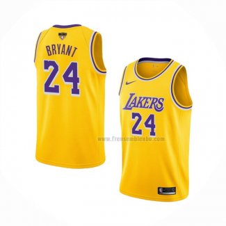 Maillot Los Angeles Lakers Kobe Bryant NO 24 Icon 2018-19 Jaune2