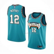 Maillot Memphis Grizzlies Ja Morant NO 12 Classic Retro Vert