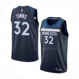 Maillot Minnesota Timberwolves Karl-Anthony Towns NO 32 Icon Bleu