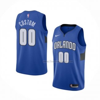 Maillot Orlando Magic Personnalise Statement Edition Bleu