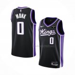 Maillot Sacramento Kings Malik Monk NO 0 Icon 2023-24 Noir