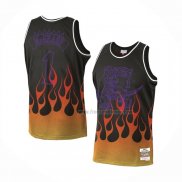 Maillot Toronto Raptors Tracy McGrady NO 1 Flames Noir