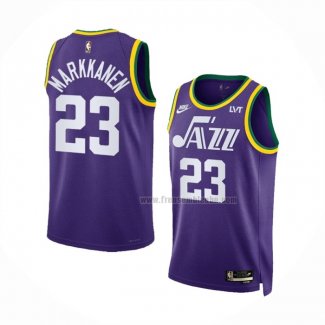 Maillot Utah Jazz Lauri Markkanen NO 23 Classic 2023-24 Volet