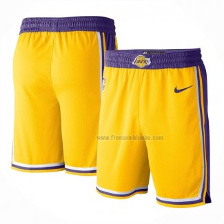 Short Los Angeles Lakers Icon 2020-21 Jaune