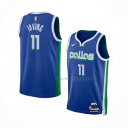 Maillot Dallas Mavericks Kyrie Irving NO 11 Ville 2022-23 Bleu