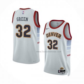 Maillot Denver Nuggets Jeff Green NO 32 Ville 2022-23 Blanc