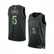 Maillot New Orleans Pelicans Herbert Jones NO 5 Ville 2023-24 Noir