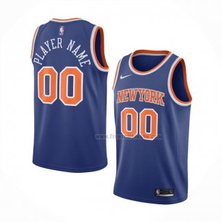 Maillot New York Knicks Personnalise Icon 2020-21 Bleu