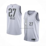 Maillot Oklahoma City Thunder Vit Krejci NO 27 Ville 2021-22 Blanc