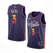 Maillot Phoenix Suns Bradley Beal NO 3 Ville 2023-24 Volet